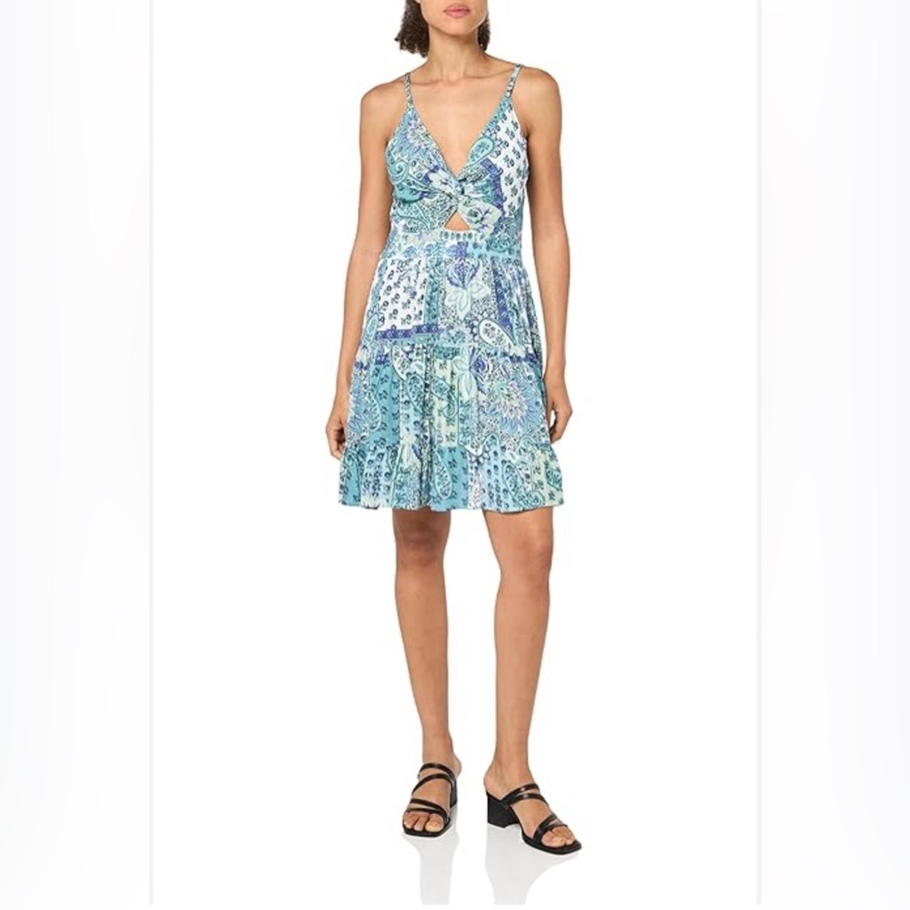 🆕 Angie Women's Peekaboo Sundress with Tiered Skirt
